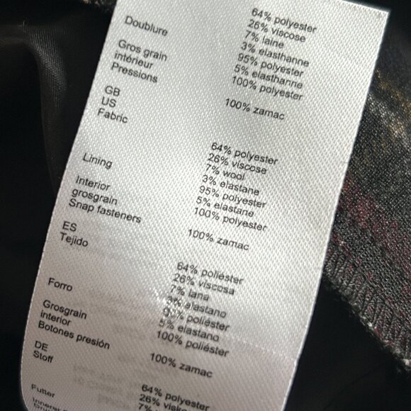 Maje Iris Plaid Romper ASO Riverdale / Fate: The Winx Saga / PLL - Picture 9 of 13